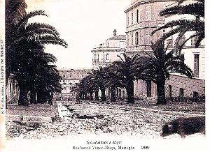 Alger - Mustapha - Boulevard Victor-Hugo - Inondations - 1905